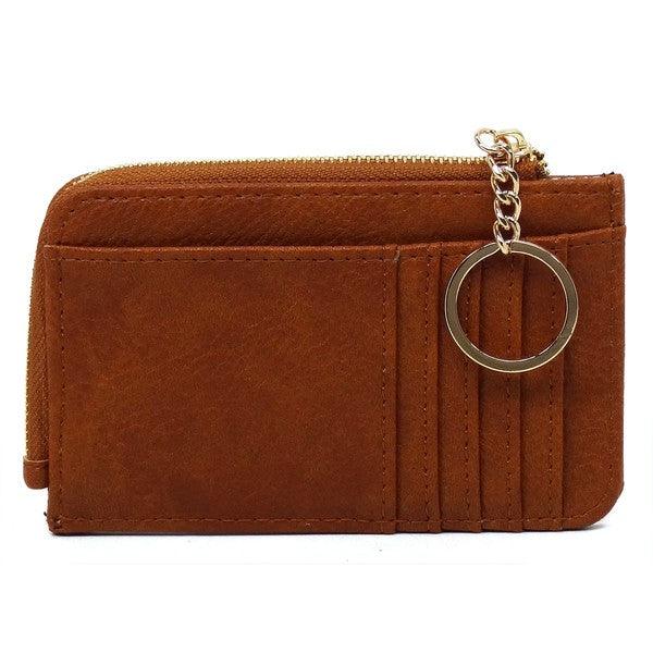 Fashion Card Holder Keychain Wallet - Ash Boutique