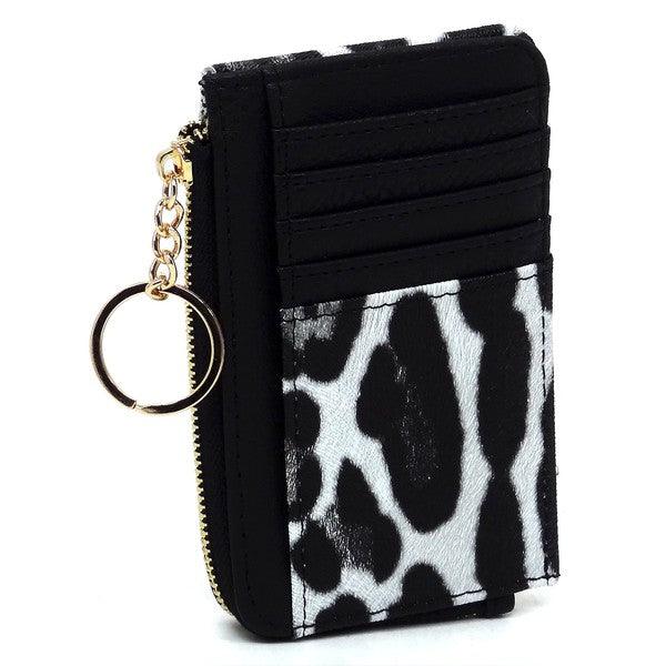 Fashion Card Holder Keychain Wallet - Ash Boutique