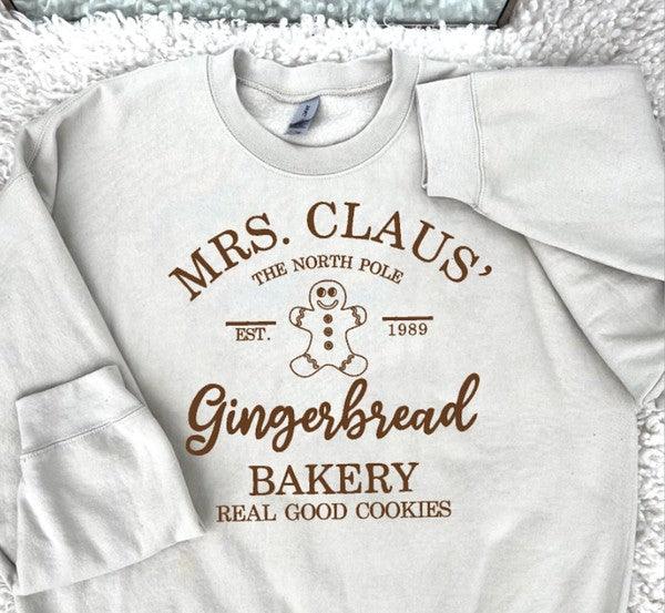 Gingerbread Bakery Sweatshirt - Ash Boutique