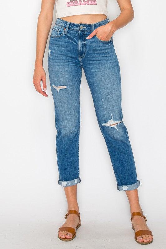 HIGH RISE TAPERED LEG - Ash Boutique