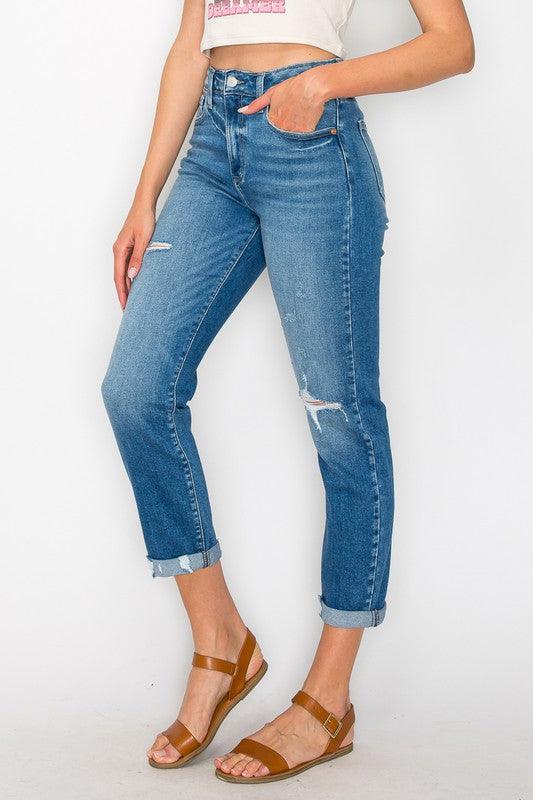 HIGH RISE TAPERED LEG - Ash Boutique