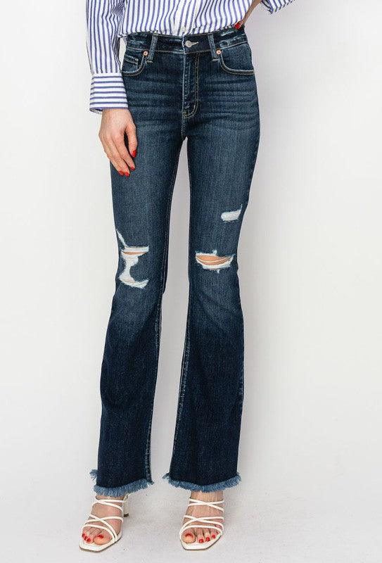 HIGH RISE WESTERN BOOT JEANS - Ash Boutique