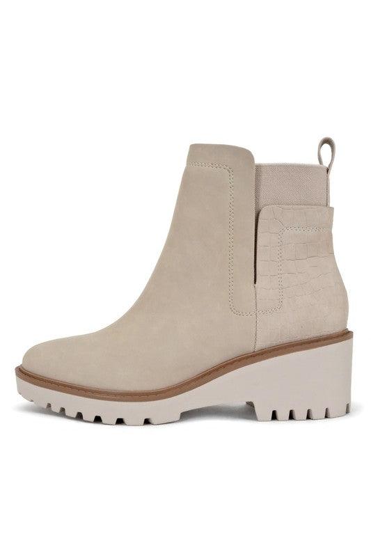 SO-BAIT- HIGH TOP CASUAL SLIP ON BOOTIES - Ash Boutique