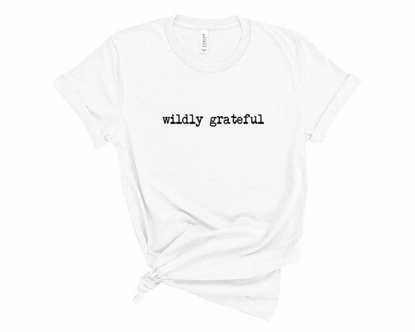 Wildly Grateful Softstyle Tee - Ash Boutique