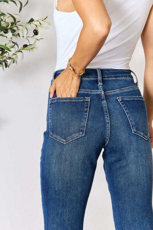 BAYEAS Cropped Straight Jeans - Ash Boutique