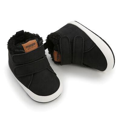 Fuzzy Velcro Kid Sneakers - Ash Boutique