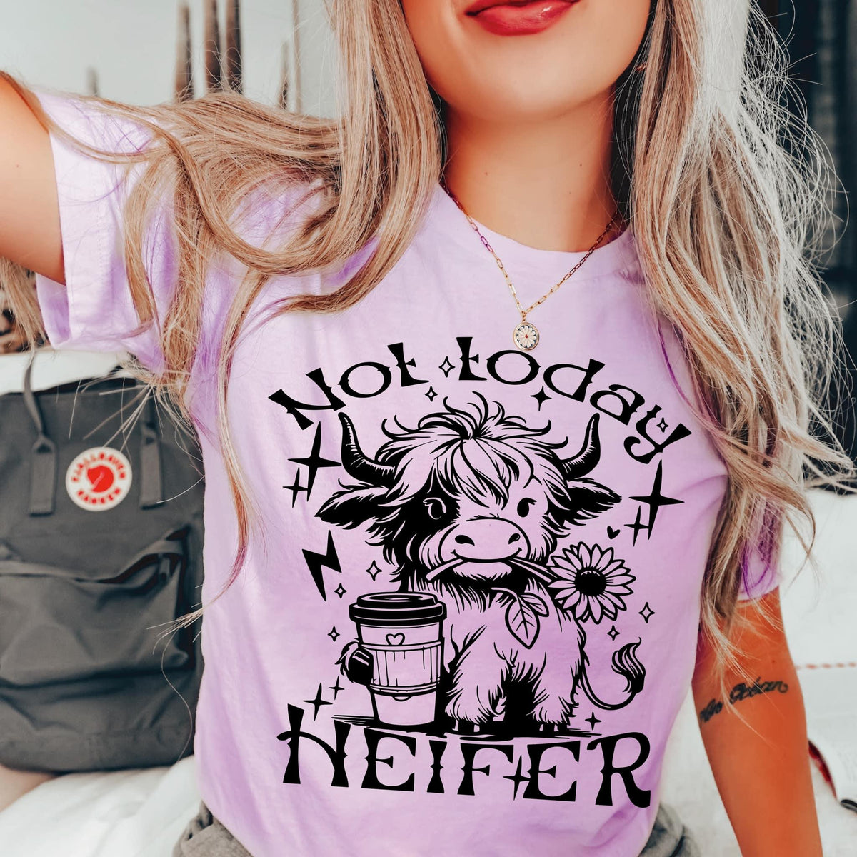 Not Today Heifer Graphic Tee with color options - Ash Boutique