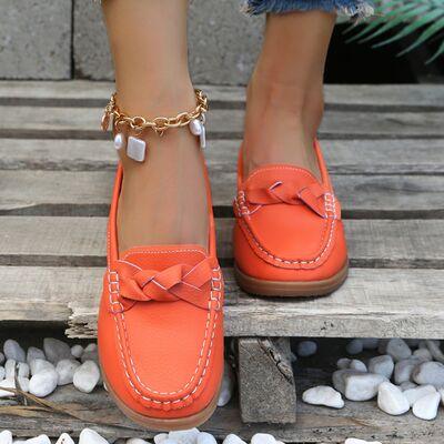 Weave Wedge Heeled Loafers as - Ash Boutique