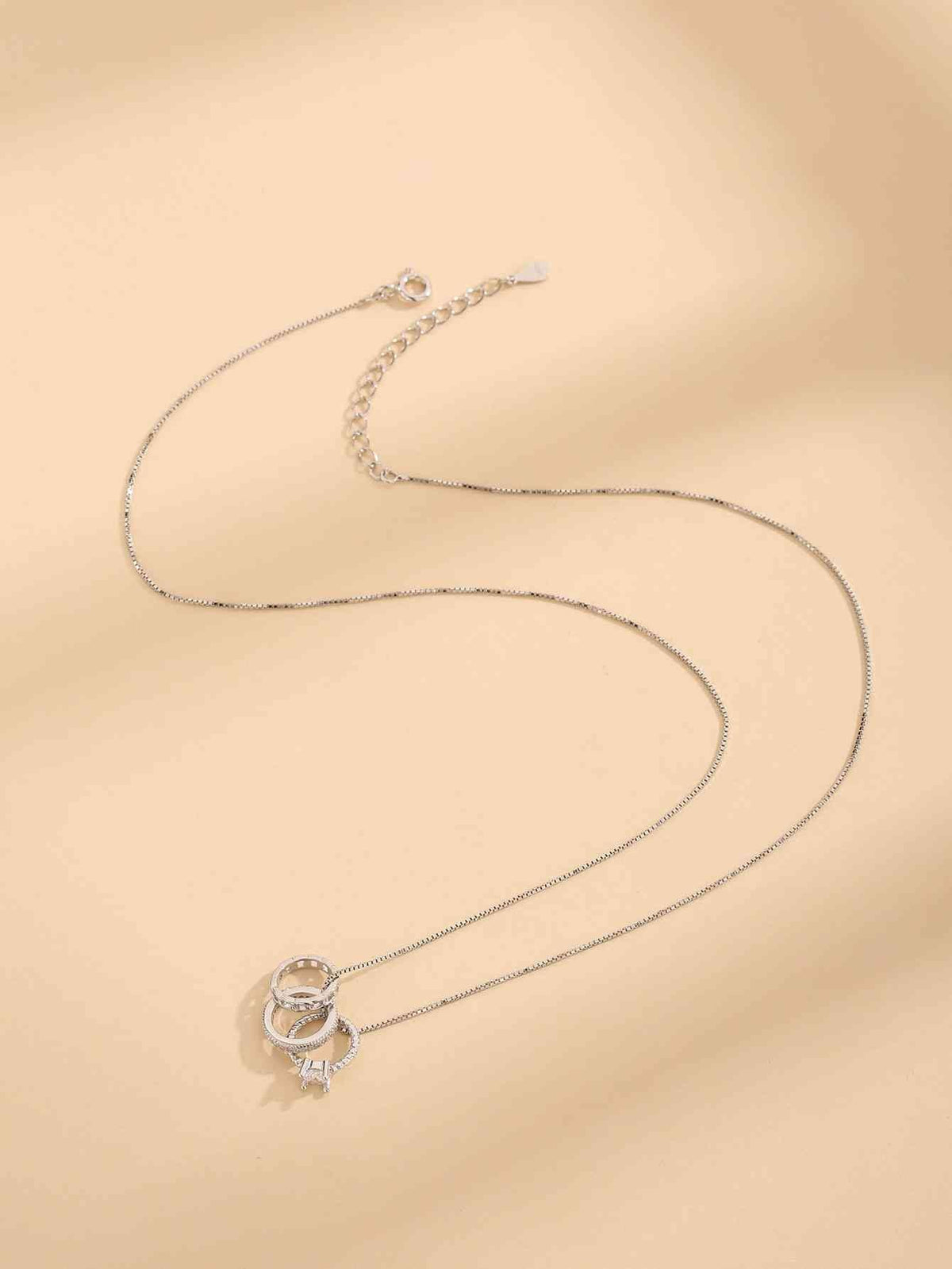 Zircon 925 Sterling Silver Necklace - Ash Boutique